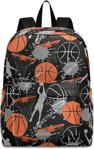 Vista 9 de Mochila para computadora de poliéster divertido para niños, niñas, mochila grande para negocios, deportes, viajes, escuela, libros, Béisbol