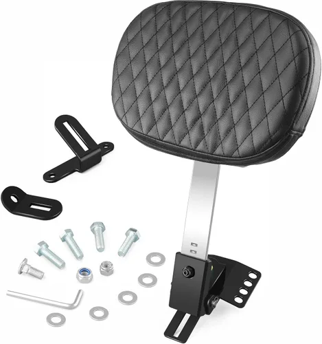 Vista 7 de Kit personalizado de respaldo ajustable para conductor y pasajero enchufable para Harley Electra Glides 1997-2026, hecho para modelos Touring Road