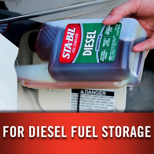 Vista 4 de STA-BIL Estabilizador de combustible diesel, 32 oz Trata 320 galones. Mantiene el combustible diésel fresco hasta 12 meses y ayuda a prevenir