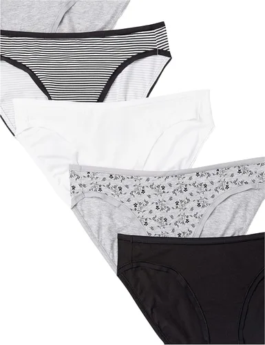 Vista 6 de Tienda Essentials Ropa interior de algodón estilo bikini para mujer, paquete múltiple (disponibles en tallas extra-grandes)