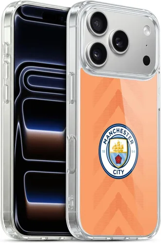 Vista 28 de Head Case Designs Funda de gel con licencia oficial del Manchester City Man City FC Away 2022/23 [protección de grado militar] compatible con Apple