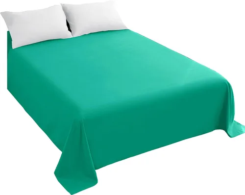Vista 16 de Sfoothome Sábana encimera de tamaño matrimonial – Microfibra cepillada extra suave, lavable a máquina, sin arrugas (beige, matrimonial)