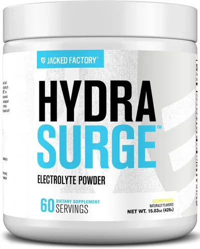 Vista 9 de Jacked Factory Hydrasurge - Paquetes de electrolitos en polvo, sin azúcar y endulzados naturalmente, aptos para dietas cetogénicas y veganas, se