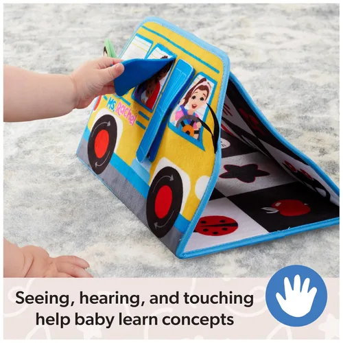 Vista 3 de Ms. Rachel Alfombra de Juego Plegable Oficial para Tiempo de Barriga con Espejo para Bebé y Juguetes Sensoriales para Juego Interactivo, Juguetes
