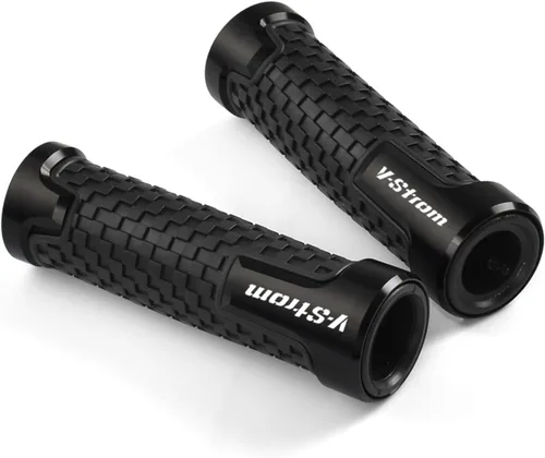 Vista 5 de Juego de manillar de motocicleta de 7/8 pulgadas de goma metálica para Suzuki DL650 DL1000 Vstrom V-Strom 650 1000 1050/1050/xt (color: negro)