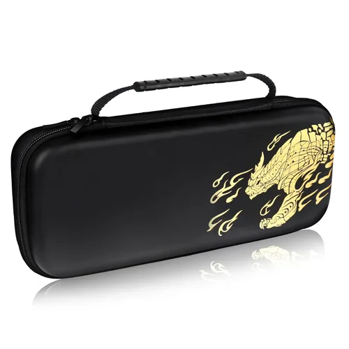 Vista 8 de DEMOORY Hori Split Pad Pro Case, Carry Case for Hori Switch Split Pad Pro Controller, Portable Hard Shell Protective Travel Carrying Bag with