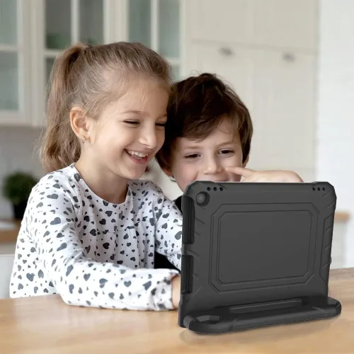 Vista 5 de DJ&RPPQ Funda infantil para tablet de 10 pulgadas, (compatible con 13ª/11ª generación), a prueba de golpes, a prueba de niños, con soporte protector