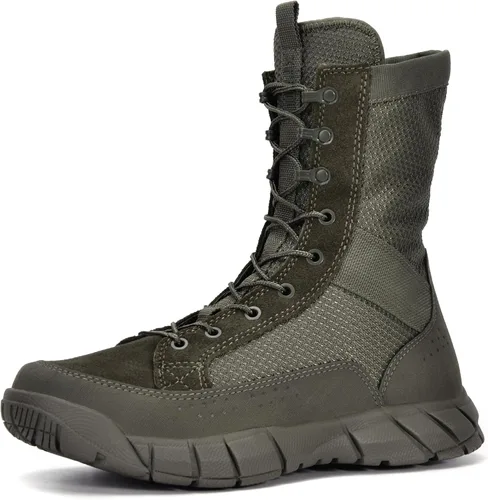 Vista 8 de XPETI Botas militares tácticas Assault LT de 8" para hombre Negro
