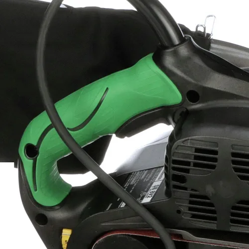 Vista 4 de Lijadora de banda Metabo HPT 3 x 21 pulgadas Para carpintería Velocidad variable Motor de 9.0 amperios Agarre suave Garantía de 5 años