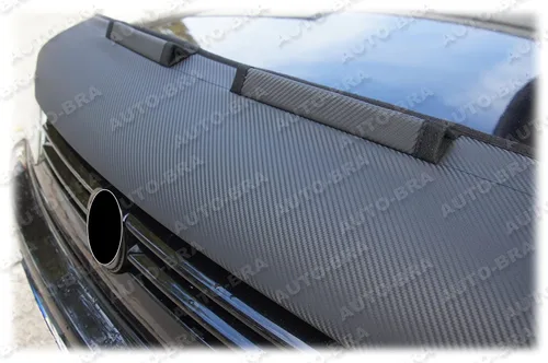 Vista 3 de AB3-00151c - Brasier de capucha con aspecto de fibra de carbono, compatible con Mercedes GL GLS X166 2012-2016 con máscara de nariz frontal
