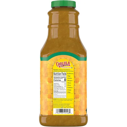 Vista 2 de Salsa Picante Verde Cholula, 64oz
