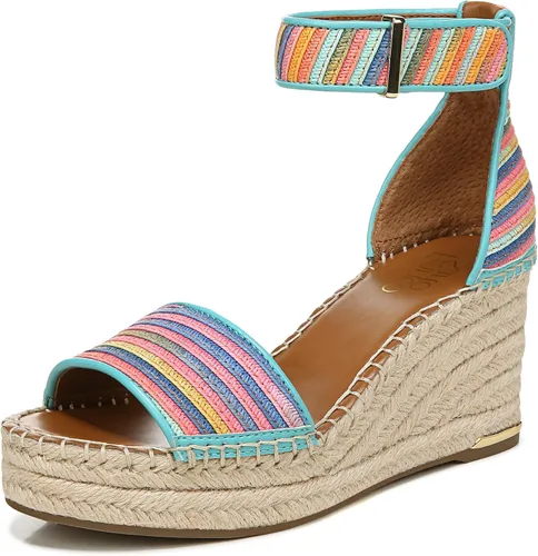 Vista 18 de Franco Sarto Sandalias de cuña Clemens Raffia para mujer Raffia Beige