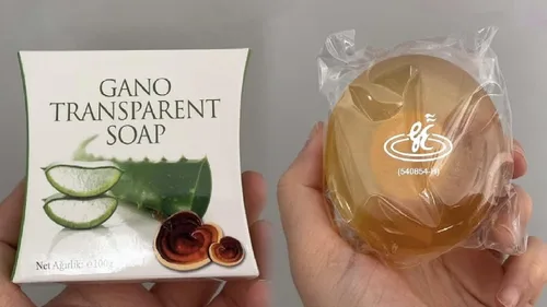 Vista 5 de Gano Excel Jabón Transparente con Ganoderma - Hidratante y Nutritivo Natural