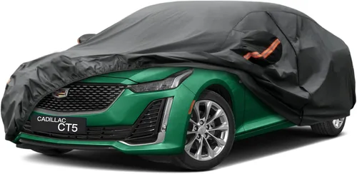 Vista 20 de Kayme Funda de automóvil de 6 capas para Audi A4 Sedan (2011-2023), impermeable para todo tipo de clima, cubierta exterior completa, protección
