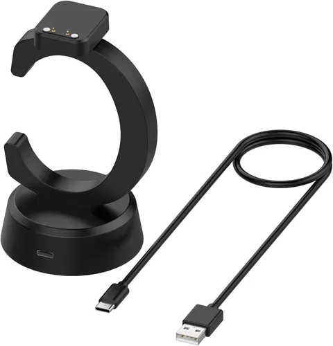 Vista 7 de Soporte de cargador para reloj inteligente, reemplazo universal de 2 pines de 0.300 in, base de carga magnética mejorada compatible con reloj