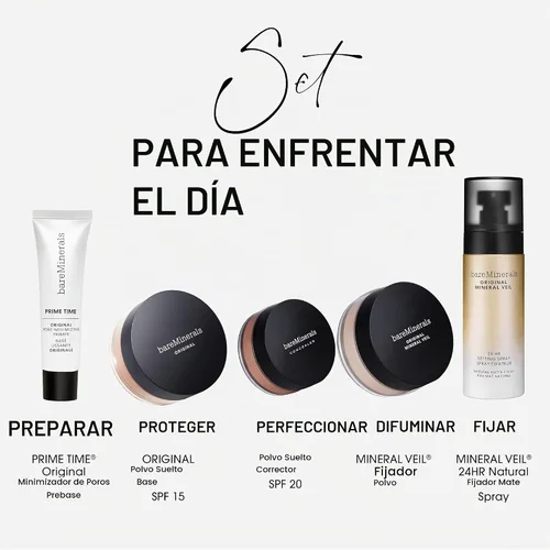 Vista 6 de bareMinerals Original Mineral Veil Spray fijador mate, 3.4 onzas líquidas