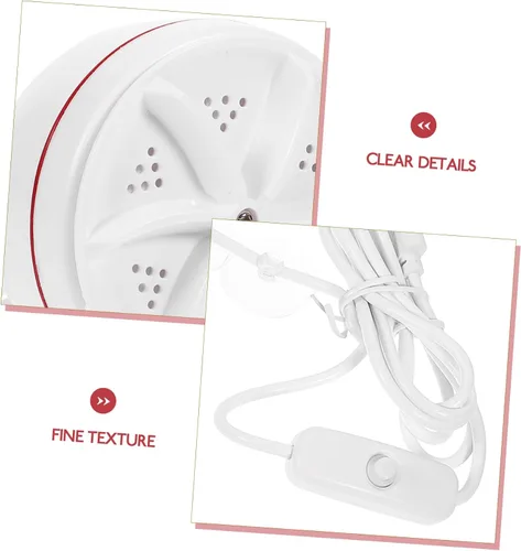 Vista 4 de Homoyoyo Lavadora portátil de 30 W, Lavadora USB con rotación inversa hacia adelante, limpieza profunda para ropa, calcetines, viajes, rv