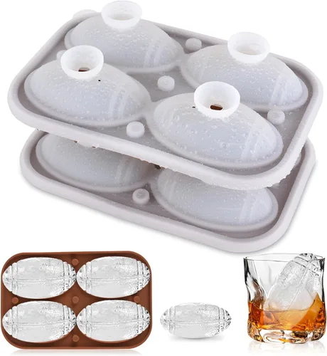 Vista 8 de Rose Ice Cube Mold,2 "x 4 hielos,Moldes grandes para cubitos de hielo,Bandeja de cubitos de hielo Silicone Ice Cube Tray,Whiskey Ice Cubes