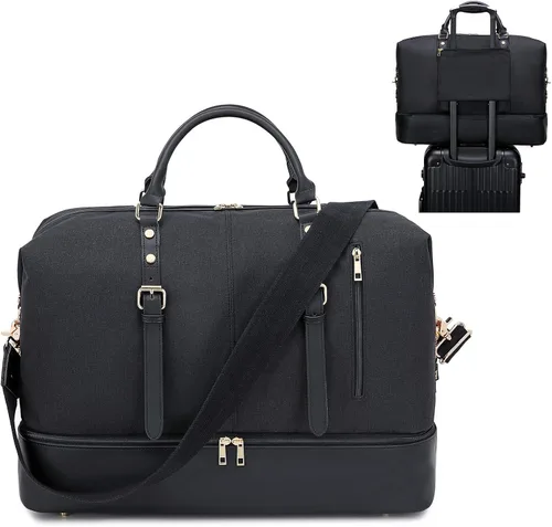 Vista 2 de Weekender Overnight - Bolsa de viaje de gran tamaño para hombres y mujeres