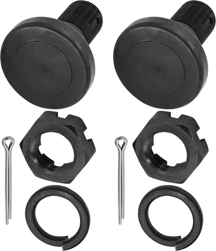 Vista 6 de Caltric Kit de tornillos de hoja con tuerca castillo compatible con cortador giratorio King Kutter L40 L48 L60 L72 P48 P60 P72 501001