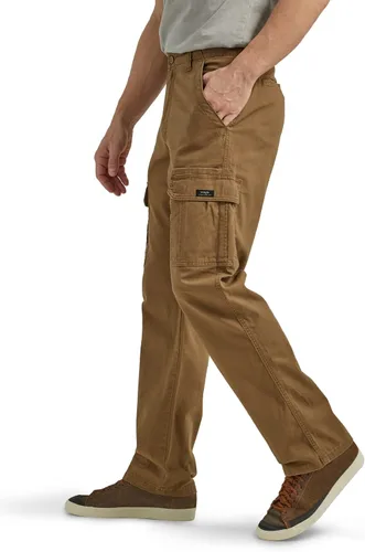 Vista 2 de Wrangler Authentics - Pantalón cargo, elástico y de corte holgado para hombre