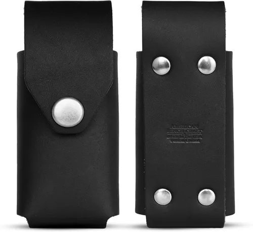Vista 2 de American Bench Craft Estuche de cuero remachado para múltiples herramientas para Leatherman Free P2, Free P4 y Leatherman Signal - Funda de cuero