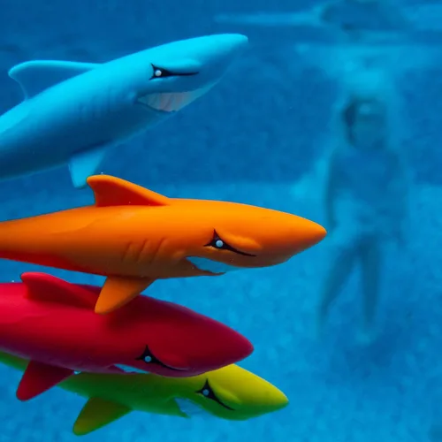 Vista 3 de Prime Time Juguetes Sharkpedo Diving Masters Underwater Gliders - Juguete de buceo en piscina, los colores pueden variar