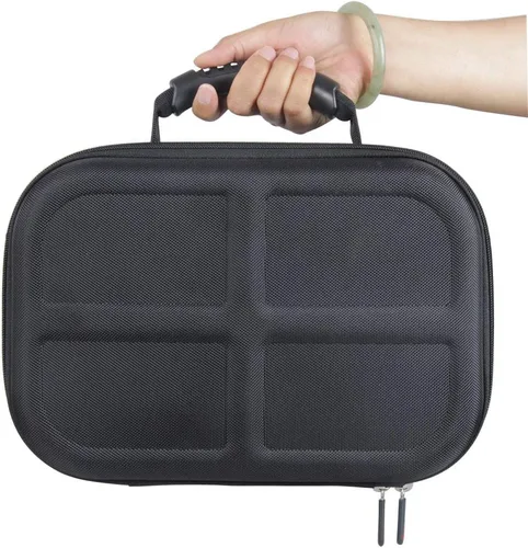 Vista 8 de Hermitshell Funda de viaje rígida de EVA para auriculares Oculus Quest 2 Quest VR Gaming negro 2