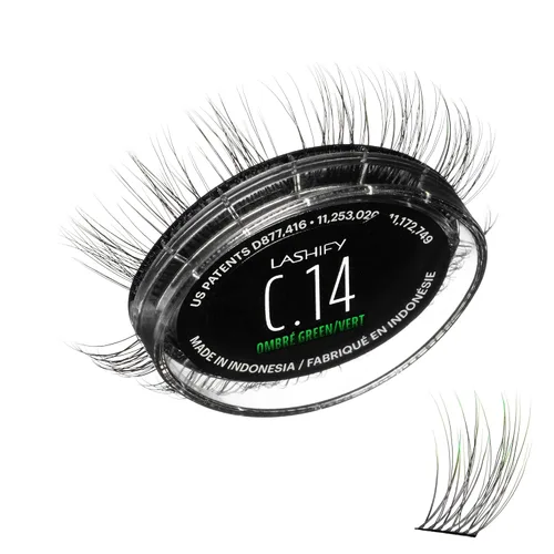 Vista 15 de Lashify Curl - Extensiones de pestañas Gossamer DIY de 0.394 pulgadas, color negro, pestañas postizas fáciles para un aspecto natural