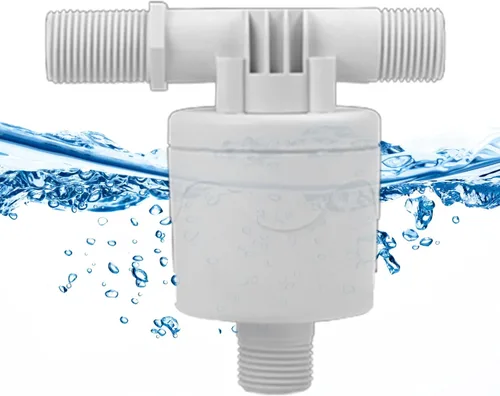 Vista 7 de Válvula de flotador de agua - Válvula automática de control de nivel de agua, flotador de bola para tanques Latón, ajustable para lavadora