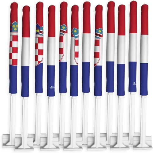 Vista 113 de Paquete de bandera de coche de la Copa del Mundo 2022 de Gales, bandera americana para carros, decoración de automóviles, pancarta pequeña