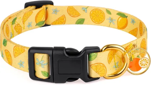 Vista 11 de Collar de perro hecho a mano para perros pequeños, medianos y grandes, verde aguacate con colgante, collares de moda para otoño e invierno (pequeño)