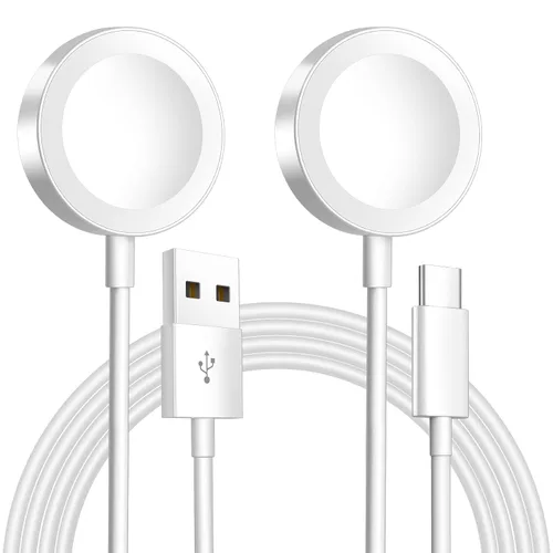 Vista 12 de Cable magnético de carga rápida actualizado 2026 para cargador de Apple A-blanco