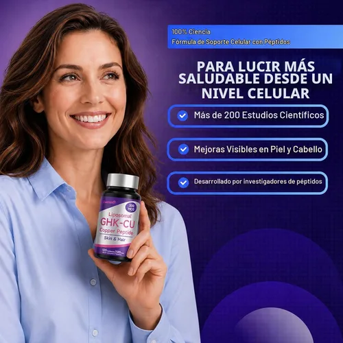 Vista 8 de GHK-Cu Suplemento de péptido de cobre para mujeres, 300mcg, 120 cápsulas
