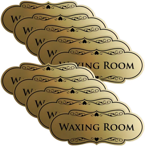 Vista 16 de Designer Waxing Room Sign (negro) - Pequeño 1 paquete