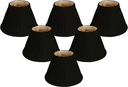 Vista 25 de Royal Designs, Inc. Pantalla plisada Empire CS-111BG, color beige, 2,5 x 5 x 4,25