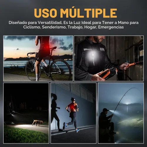Vista 5 de VTIGER C1 Linterna EDC Recargable con Clip, Luz de Clip de 1300 Lúmenes Potente Portátil Mini con Clip Giratorio, Multi-Modo, IPX6 Resistente al