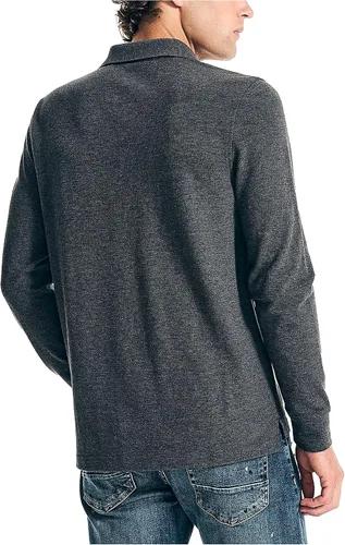 Vista 2 de Nautica Polo de manga larga de ajuste clásico para hombre