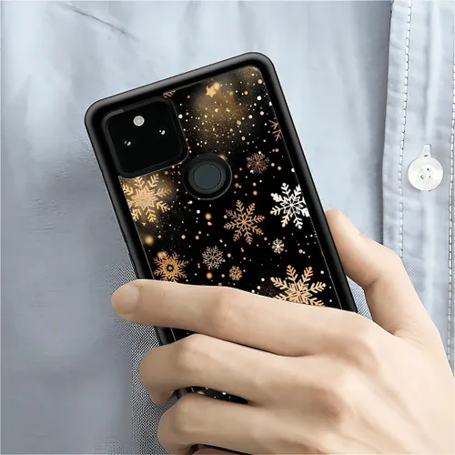 Vista 162 de Compatible con Google Pixel 4A 5G Mobile Case Creative Acrylic Panel trasero Silicona Protección Grip especialmente diseñado para Google Pixel 4A 5G