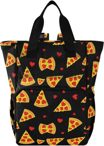 Vista 38 de Emelivor Bolsa de pañales con diseño de panal de abejas, con bolsillos aislados, bolsa organizadora de pañales para niños y niñas, unisex