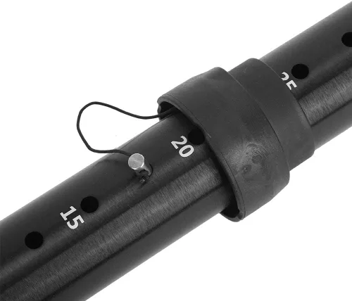 Vista 5 de Extensión de mástil de Windsurf de aleación de aluminio ajustable de 17 pulgadas, con cuerda de nailon, apto para mástiles de diámetro estándar