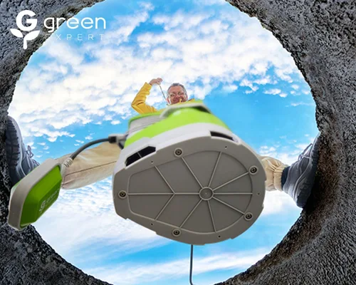 Vista 7 de Green Expert - Bomba sumergible de sumidero de 1.5 HP de alto caudal, 5000 GPH, cable de alimentación de 25 pies, encendido y apagado automático
