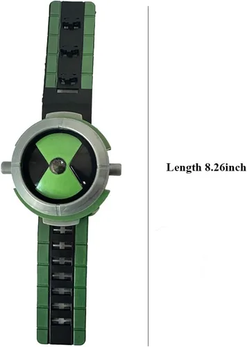 Vista 3 de Ben Toys 10 Ben Watch Omnitrix Toys Alien Toy Creation Chamber Figuras de acción Ultimatrix para niños proyector, relojes
