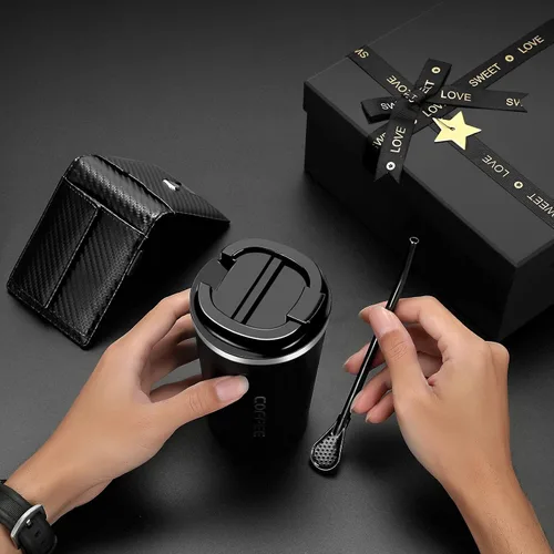 Vista 6 de HUAPUDA Mens Birthday Gifts for Daughter Son Kid Wife for Dad Personalized Gifts for Men with Coffee Mug Wallet and Belt for Husband Boyfriend Mens