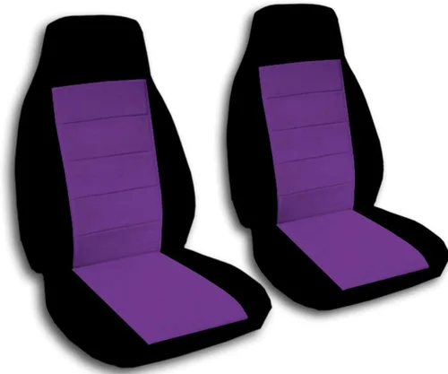 Vista 24 de TOTALLY COVERS Compatible con Ford F-150 F-250 F-350 de 1992-1998 con dos tonos para asiento de camión (sillas capitanes/cubos) con reposabrazos