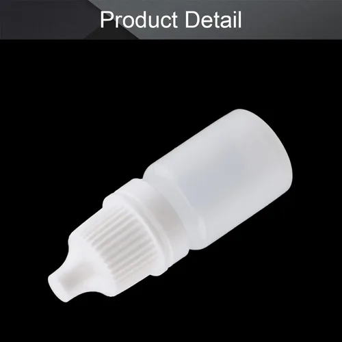 Vista 3 de Othmro Botellas cuentagotas de plástico de ojo de laboratorio de polietileno de 0.2 onzas, 20 piezas, gotero líquido exprimible de 0.2 fl oz boca