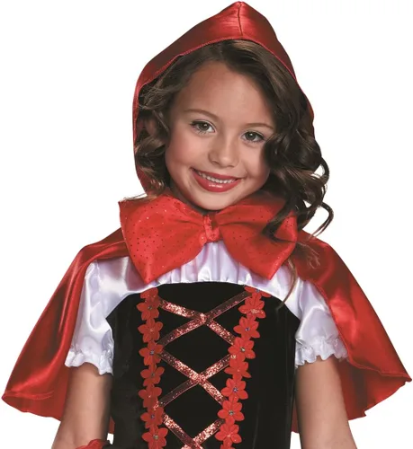 Vista 2 de Disfraz caperucita roja de Storybrooke para niñas, S (4-6x), Un solo