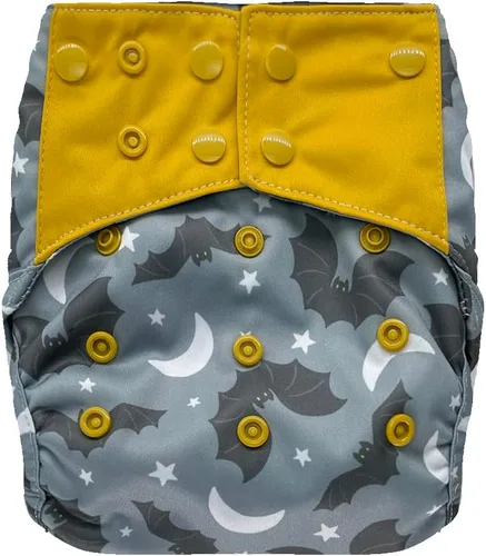 Vista 16 de Cubierta impermeable reutilizable para pañales: para pañales de tela preplegados, planos, ajustados o insertos (átomo)