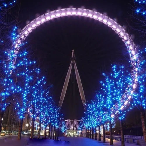 Vista 5 de Guirnalda de luces para exteriores de 33 pies, 100 luces LED con controlador de modos de memoria, luces de Navidad extensibles para bodas, Navidad
