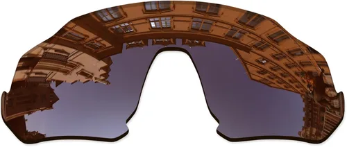 Vista 17 de Lenses Replacement for Oakley Flight Jacket OO9401 Sunglass - Confirm Fit Scratch Resistant Abrigo de espejo negro polarizado